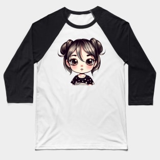 Japanese Manga Character Drawing Baseball T-Shirt